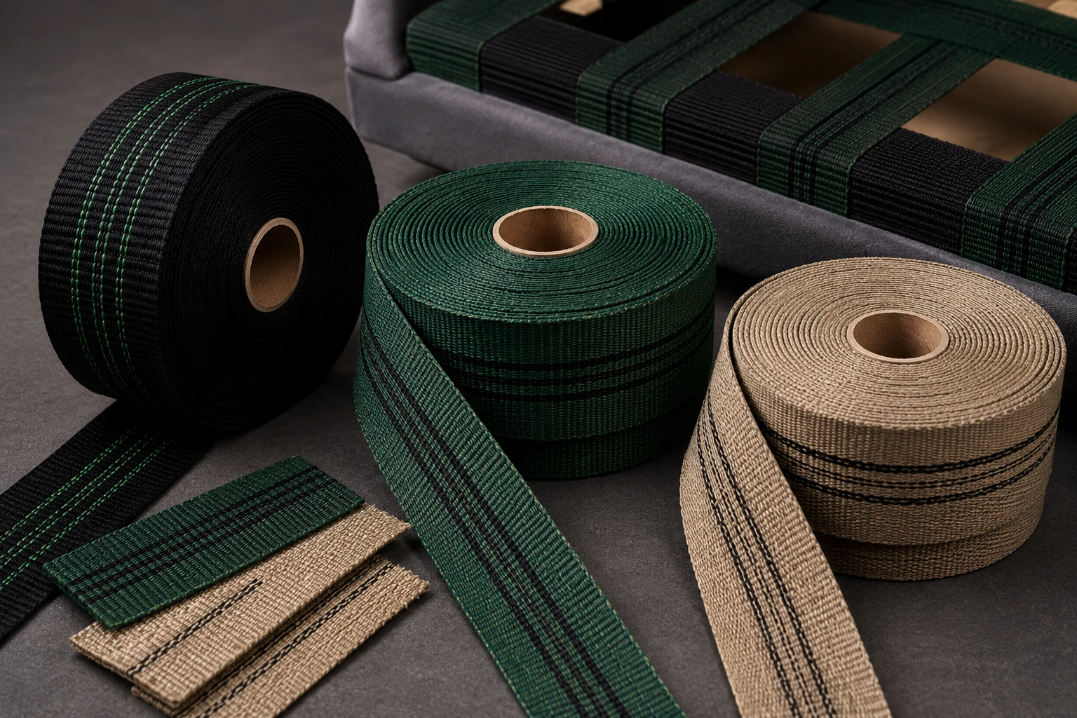 Webbing for furniture and upholstery applications